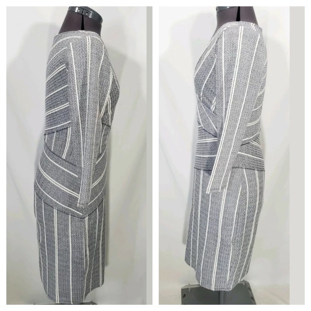 New Anthropologie Maeve Wrap Dress Sz M Blue - Picture 5 of 8